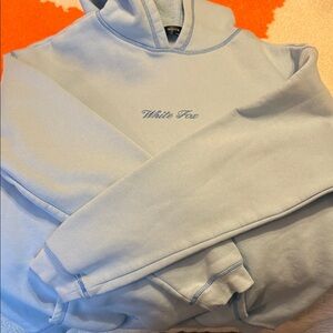 White Fox Boutique Light Blue Hoodie